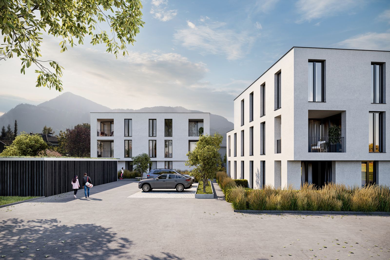 Neue 2-Zimmer-Wohnung mit Terrasse und Tiefgarage in zentraler Lage – 4